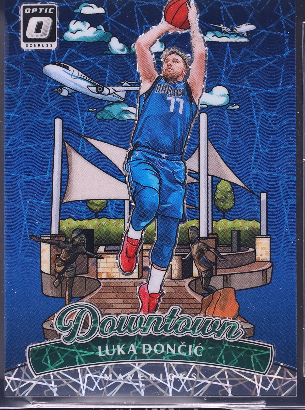 Luka Doncic, 2024 Donruss Optic Downtown
