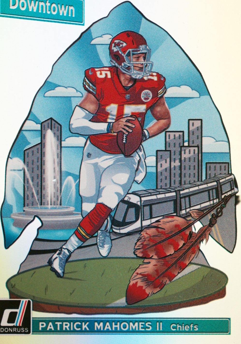 Patrick Mahomes, 2018 Donruss Downtown