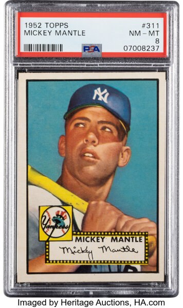 Mickey Mantle, 1952 Topps