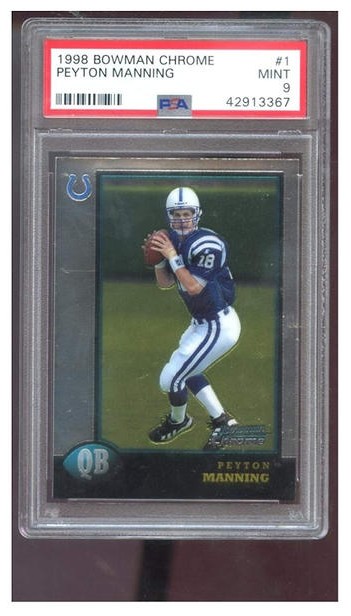 Peyton Manning, 1998 Bowman Chrome